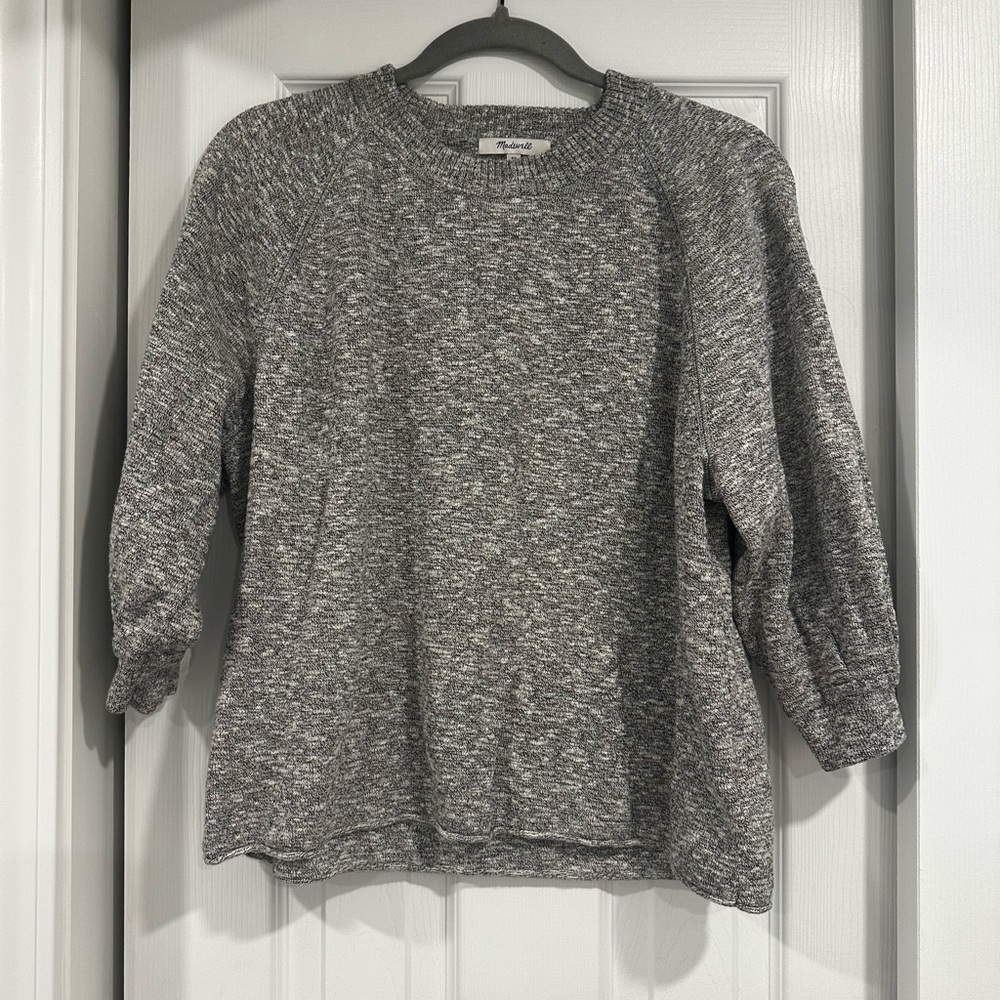 Madewell Heathered Gray Women's Sweater